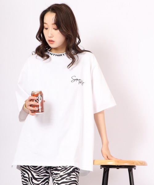 RE730(アールイーセブンサーティー)の「RE730 ビッグシルエット半袖Tシャツ(Tシャツ/カットソー・メンズ・ホワイト系その他/ベージュ系その他/ブラック/ホワイト/ベージュ/ブラック系その他・M/L/XL)」の11枚目の写真