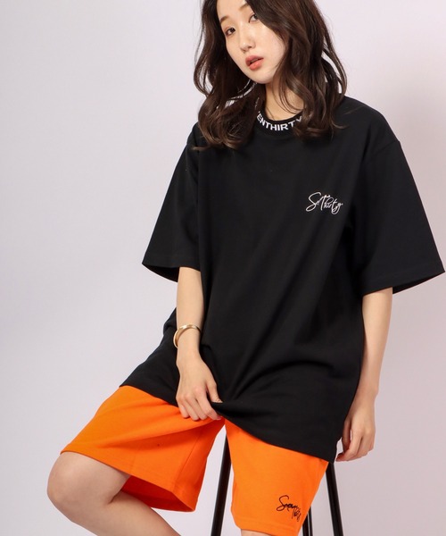 RE730(アールイーセブンサーティー)の「RE730 ビッグシルエット半袖Tシャツ(Tシャツ/カットソー・メンズ・ホワイト系その他/ベージュ系その他/ブラック/ホワイト/ベージュ/ブラック系その他・M/L/XL)」の18枚目の写真