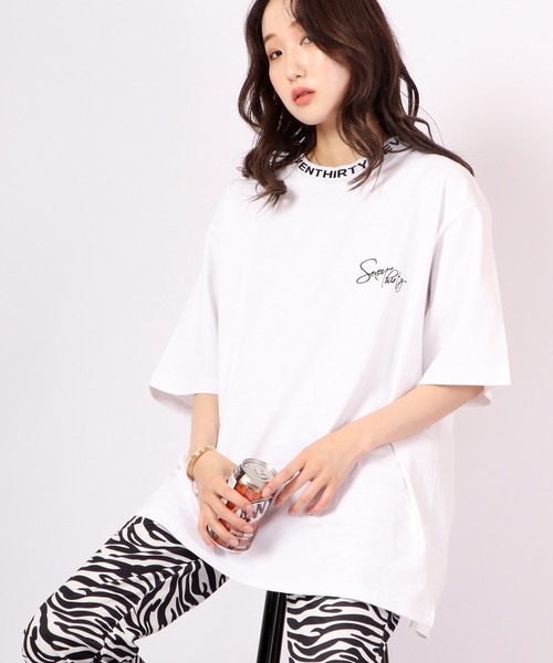 RE730(アールイーセブンサーティー)の「RE730 ビッグシルエット半袖Tシャツ(Tシャツ/カットソー・メンズ・ホワイト系その他/ベージュ系その他/ブラック/ホワイト/ベージュ/ブラック系その他・M/L/XL)」の12枚目の写真