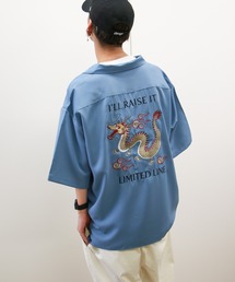 ドラゴンバック刺繍半袖ベトシャツ