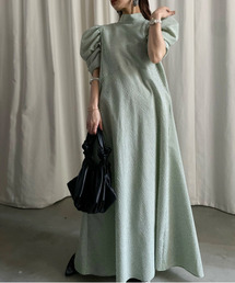 Ameri（アメリ）の「GINGHAM CHECK ALINE DRESS（ワンピース）」 - WEAR 