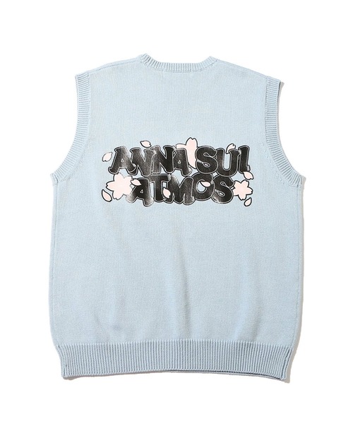 ANNA SUI(アナスイ)の「ANNA SUI ATMOS ニットベスト / アナスイ アトモス ニット ベスト 【SP】(ベスト・メンズ・ホワイト/ブラック/サックスブルー・M/L/XL)」の8枚目の写真