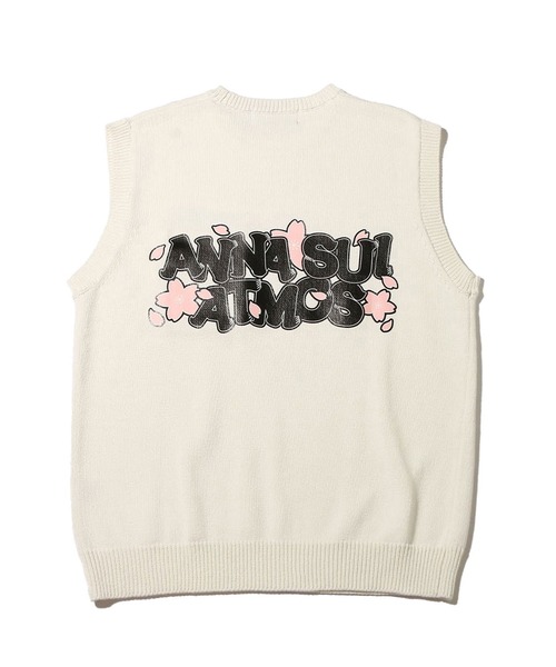 ANNA SUI(アナスイ)の「ANNA SUI ATMOS ニットベスト / アナスイ アトモス ニット ベスト 【SP】(ベスト・メンズ・ホワイト/ブラック/サックスブルー・M/L/XL)」の13枚目の写真