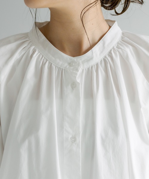 PUAL CE CIN(ピュアルセシン)の「【Du noir】サイドアジャストブラウス(シャツ/ブラウス・レディース・ホワイト/ブラック・FREE)」の15枚目の写真