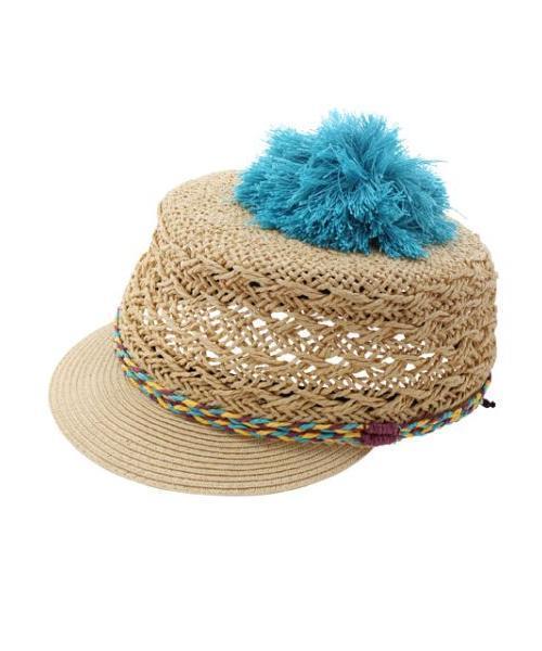 チャイハネ（チャイハネ）の「【チャイハネ】ポンポンキャップ（キャップ・レディース・ブラウン/ベージュ・FREE）」の18枚目の写真