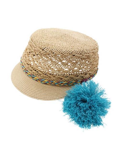 チャイハネ（チャイハネ）の「【チャイハネ】ポンポンキャップ（キャップ・レディース・ブラウン/ベージュ・FREE）」の13枚目の写真