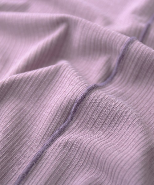 osharewalker（オシャレウォーカー）の「【廃盤】『シアートップス＆バッククロスリブタンクセット』（Tシャツ/カットソー・レディース・ブラック/グレー/グレイッシュブルー・1/2）」の5枚目の写真