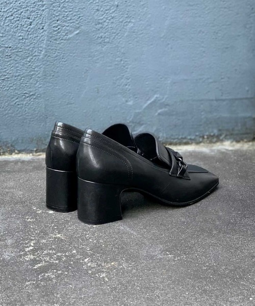 ASH(アッシュ)の「【CORINNE】チャンキーヒールローファー(ローファー・レディース・ブラック・35/37/38/36/39)」の2枚目の写真