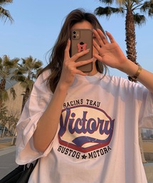 ロゴ オーバーサイズTシャツ