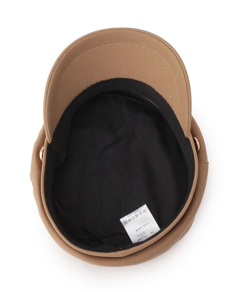 GRANDEDGE(グランドエッジ)の「マリンIIキャスケット(キャスケット・レディース・ブラック/キャメル・99)」の6枚目の写真