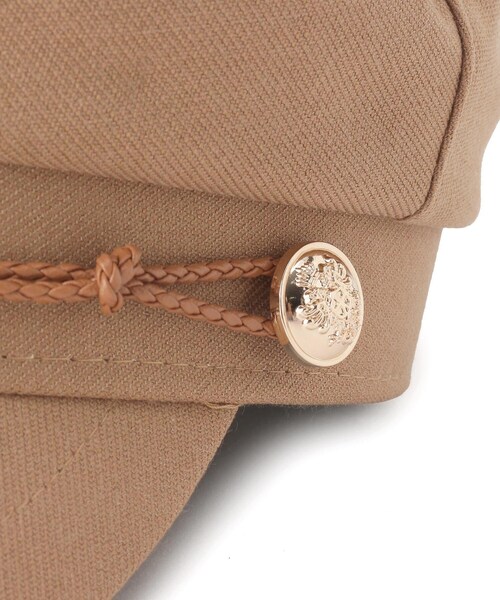 GRANDEDGE(グランドエッジ)の「マリンIIキャスケット(キャスケット・レディース・ブラック/キャメル・99)」の7枚目の写真