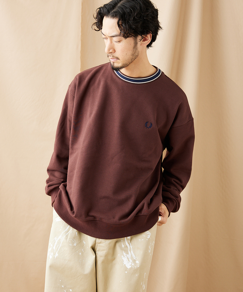 FRED PERRY for JOURNAL STANDARD】別注 トラムラインスウェット