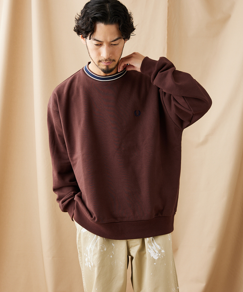 FRED PERRY for JOURNAL STANDARD】別注 トラムラインスウェット