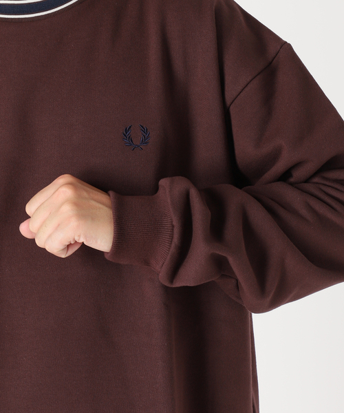 FRED PERRY(フレッドペリー)の「【FRED PERRY for JOURNAL STANDARD】別注 トラムラインスウェット(スウェット・メンズ・ブラック/グリーン/ホワイト系その他/ピンク系その他・MEDIUM/LARGE)」の15枚目の写真