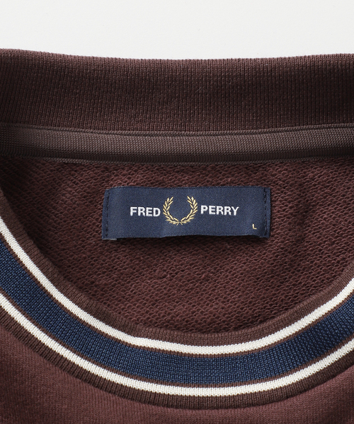 FRED PERRY トラムラインスウェット トレーナー FRED PERRY for JOURNAL STANDARD】別注 トラムラインスウェット