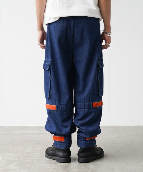 fuv.（ファブ）の「fuv - gimmick wide denim pants ギミックワイド