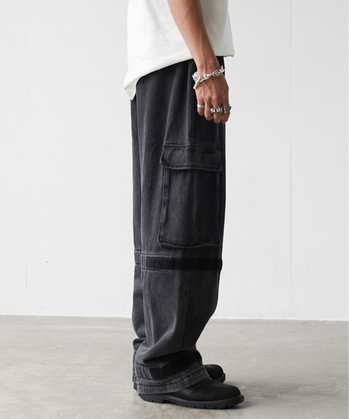 fuv.（ファブ）の「fuv - gimmick wide denim pants ギミックワイド