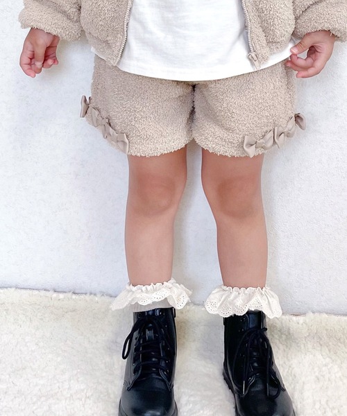 SKAPE(エスケープ)の「フワフワショートパンツ(その他パンツ・キッズ・ベージュ/ピンク・100cm/110cm/130cm/120cm/90cm)」の9枚目の写真