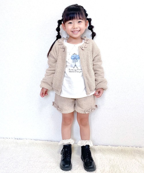 SKAPE(エスケープ)の「フワフワショートパンツ(その他パンツ・キッズ・ベージュ/ピンク・100cm/110cm/130cm/120cm/90cm)」の7枚目の写真