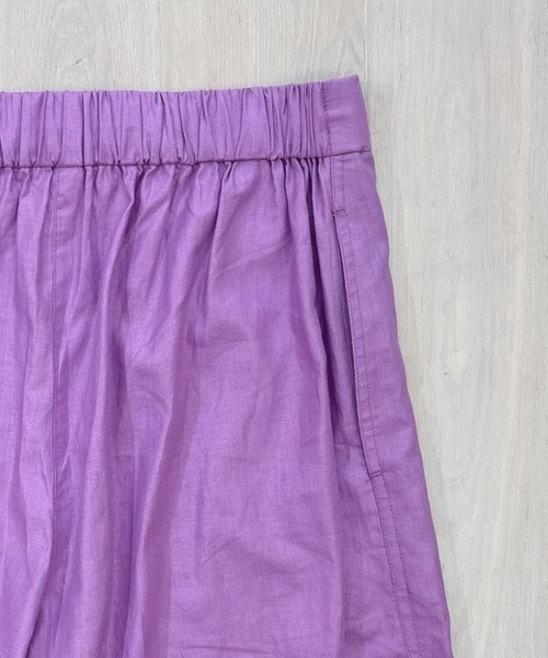Vicente（ヴィセンテ）の「Standard linen pants（その他パンツ・レディース・パープル/オレンジ・FREE）」の4枚目の写真