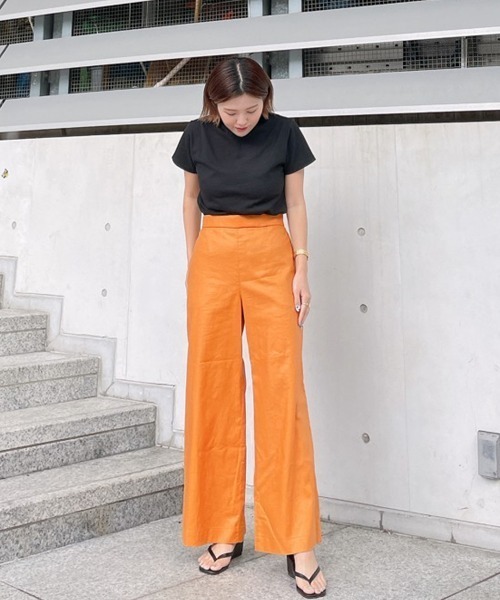 Vicente（ヴィセンテ）の「Standard linen pants（その他パンツ・レディース・パープル/オレンジ・FREE）」の11枚目の写真