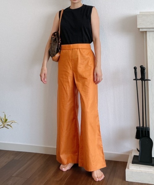 Vicente（ヴィセンテ）の「Standard linen pants（その他パンツ・レディース・パープル/オレンジ・FREE）」の20枚目の写真