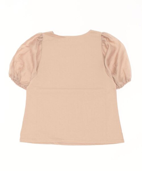 flower（フラワー）の「クリアスリーブティーズ（Tシャツ/カットソー・レディース・ベージュ/アイボリー・FREE）」の3枚目の写真