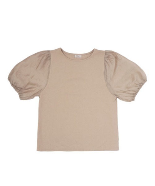 flower（フラワー）の「クリアスリーブティーズ（Tシャツ/カットソー・レディース・ベージュ/アイボリー・FREE）」の8枚目の写真