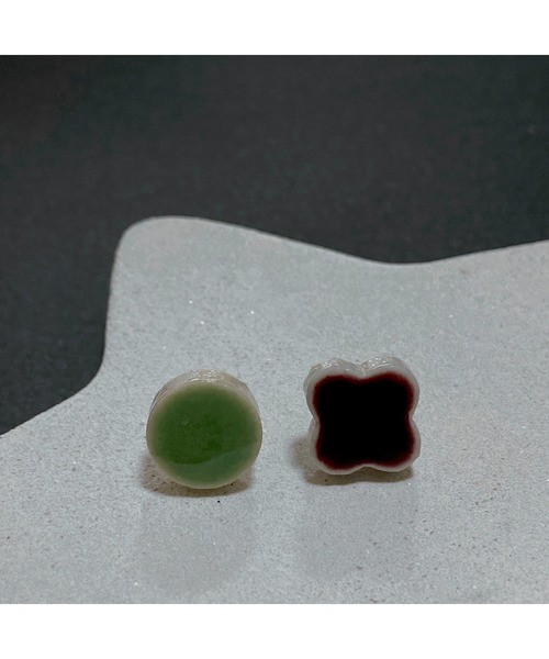 tone(トーン)の「【LoveAmooN】 circle × flower(MA)(ピアス(両耳用)・レディース・A/B/C/D/E/F/G・FREE)」の1枚目の写真
