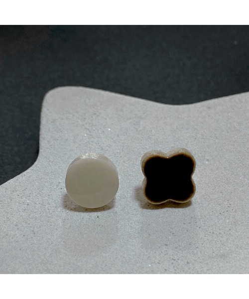 tone(トーン)の「【LoveAmooN】 circle × flower(MA)(ピアス(両耳用)・レディース・A/B/C/D/E/F/G・FREE)」の3枚目の写真