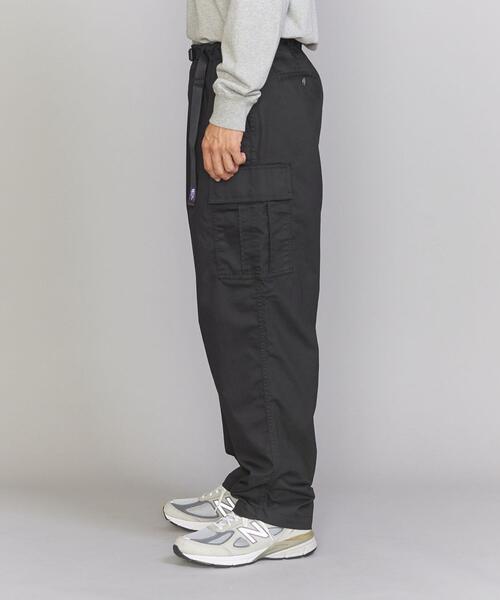 THE NORTH FACE PURPLE LABEL(ザ ノースフェイス パープルレーベル)の「<THE NORTH FACE PURPLE LABEL> CARGO TWILL PANTS/パンツ(カーゴパンツ・メンズ・ブラック/ダークグレー・32inch/30inch/34inch)」の4枚目の写真