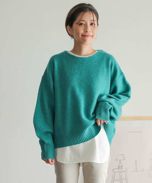 URBAN RESEARCH DOORS（アーバンリサーチドアーズ）の「USAコットンラウンドヘムカットソー（Tシャツ/カットソー・レディース・オフホワイト・MEDIUM）」の3枚目の写真