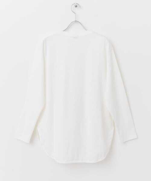 URBAN RESEARCH DOORS（アーバンリサーチドアーズ）の「USAコットンラウンドヘムカットソー（Tシャツ/カットソー・レディース・オフホワイト・MEDIUM）」の22枚目の写真