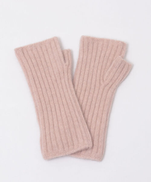NOLLEY’S（ノーリーズ）の「ウォッシャブルヘアリーニットアームウォーマー（手袋・レディース・ライトグレー/ベージュ/イエロー/ベビーピンク・FREE）」の4枚目の写真