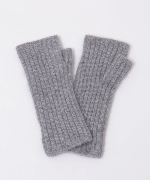 NOLLEY’S（ノーリーズ）の「ウォッシャブルヘアリーニットアームウォーマー（手袋・レディース・ライトグレー/ベージュ/イエロー/ベビーピンク・FREE）」の2枚目の写真