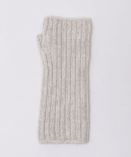 NOLLEY’S（ノーリーズ）の「ウォッシャブルヘアリーニットアームウォーマー（手袋・レディース・ライトグレー/ベージュ/イエロー/ベビーピンク・FREE）」の11枚目の写真
