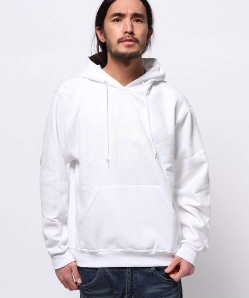 OUTLET(アウトレット)の「【WHO'S WHO gallery】BYプルパーカー裏フリース(その他トップス・メンズ・グレー/ブラック/ネイビー/ホワイト・SMALL/MEDIUM)」の2枚目の写真