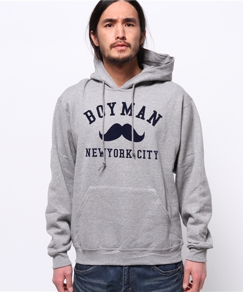 OUTLET(アウトレット)の「【WHO'S WHO gallery】BYプルパーカー裏フリース(その他トップス・メンズ・グレー/ブラック/ネイビー/ホワイト・SMALL/MEDIUM)」の5枚目の写真
