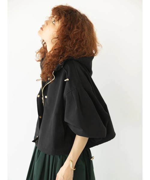 koe（コエ）の「ショート丈マウンテンパーカー＊（マウンテンパーカー・レディース・アイボリー/ラベンダー/ブラック・M）」の17枚目の写真