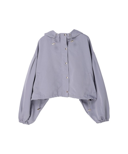 koe（コエ）の「ショート丈マウンテンパーカー＊（マウンテンパーカー・レディース・アイボリー/ラベンダー/ブラック・M）」の14枚目の写真