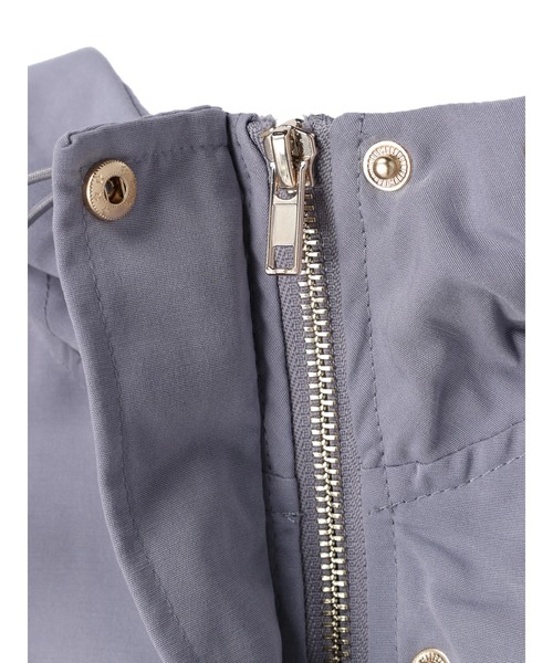 koe（コエ）の「ショート丈マウンテンパーカー＊（マウンテンパーカー・レディース・アイボリー/ラベンダー/ブラック・M）」の7枚目の写真