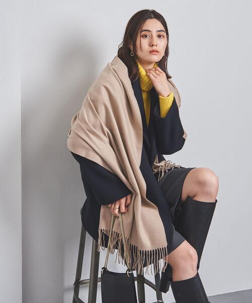 美品　ユナイテッドアローズ　カシミヤ　ストール　マフラー 楽天市場】【SALE／70%OFF】カシミヤ リバー ソリッド マフラー UNITED