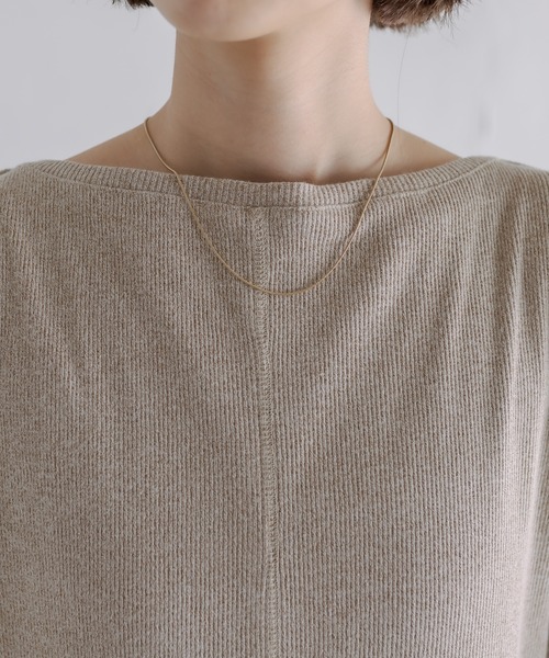 mystic（ミスティック）の「メランジカットワンピース（ワンピース・レディース・グレー/ブラウン/ベージュ・FREE）」の17枚目の写真