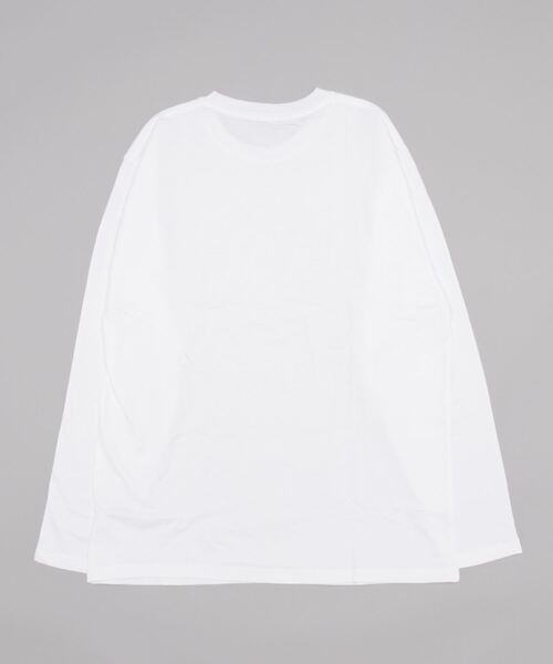 STYLEBLOCK(スタイルブロック)の「裏起毛クルーネックロングTシャツ(Tシャツ/カットソー・メンズ・ホワイト/杢グレー/ブラック/ワイン・M/L/LL)」の5枚目の写真