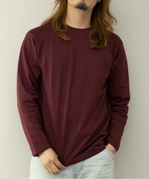 STYLEBLOCK（スタイルブロック）の「裏起毛クルーネックロングTシャツ（Tシャツ/カットソー・メンズ）」