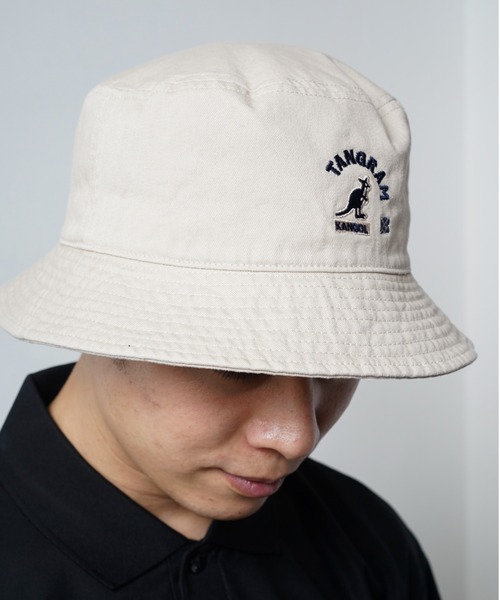 TANGRAM（タングラム）の「ZOZOTOWN限定 KANGOL×TANGRAM HAT（ハット・メンズ・ブラック/ホワイト/カーキ・L/M）」の6枚目の写真