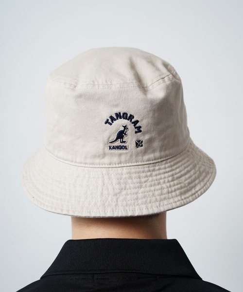 TANGRAM（タングラム）の「ZOZOTOWN限定 KANGOL×TANGRAM HAT（ハット・メンズ・ブラック/ホワイト/カーキ・L/M）」の8枚目の写真
