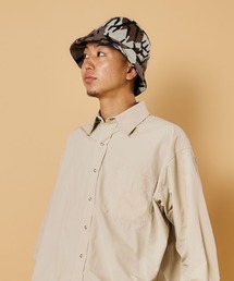 DAYONE CAMOUFLAGE -  REVERSIBLE CRUSHER HAT/ デイワン カモフラージュ - リバーシブル クラッシャー ハット