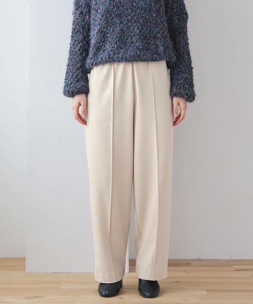 ウエストギャザーストレートパンツ（その他パンツ）｜Isn't She?（イズントシー）