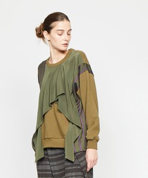 gomme | 30/10裏毛　フロントドレープT(Tシャツ/カットソー)